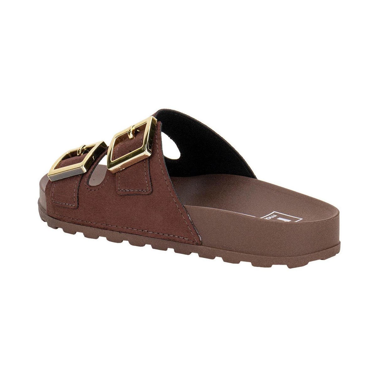 Tamanco Feminino Moleca Camurca Flex Chocolate Super Leve Chocolate 4