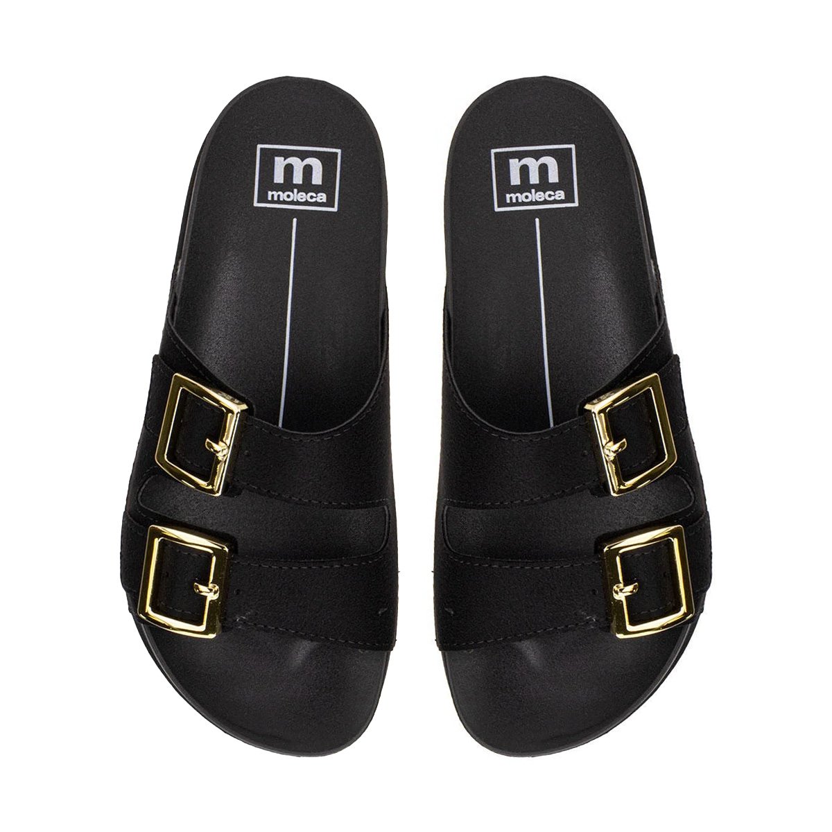 Tamanco Moleca Feminino Camurca Flex Preto Leveza e Maciez Preto 2