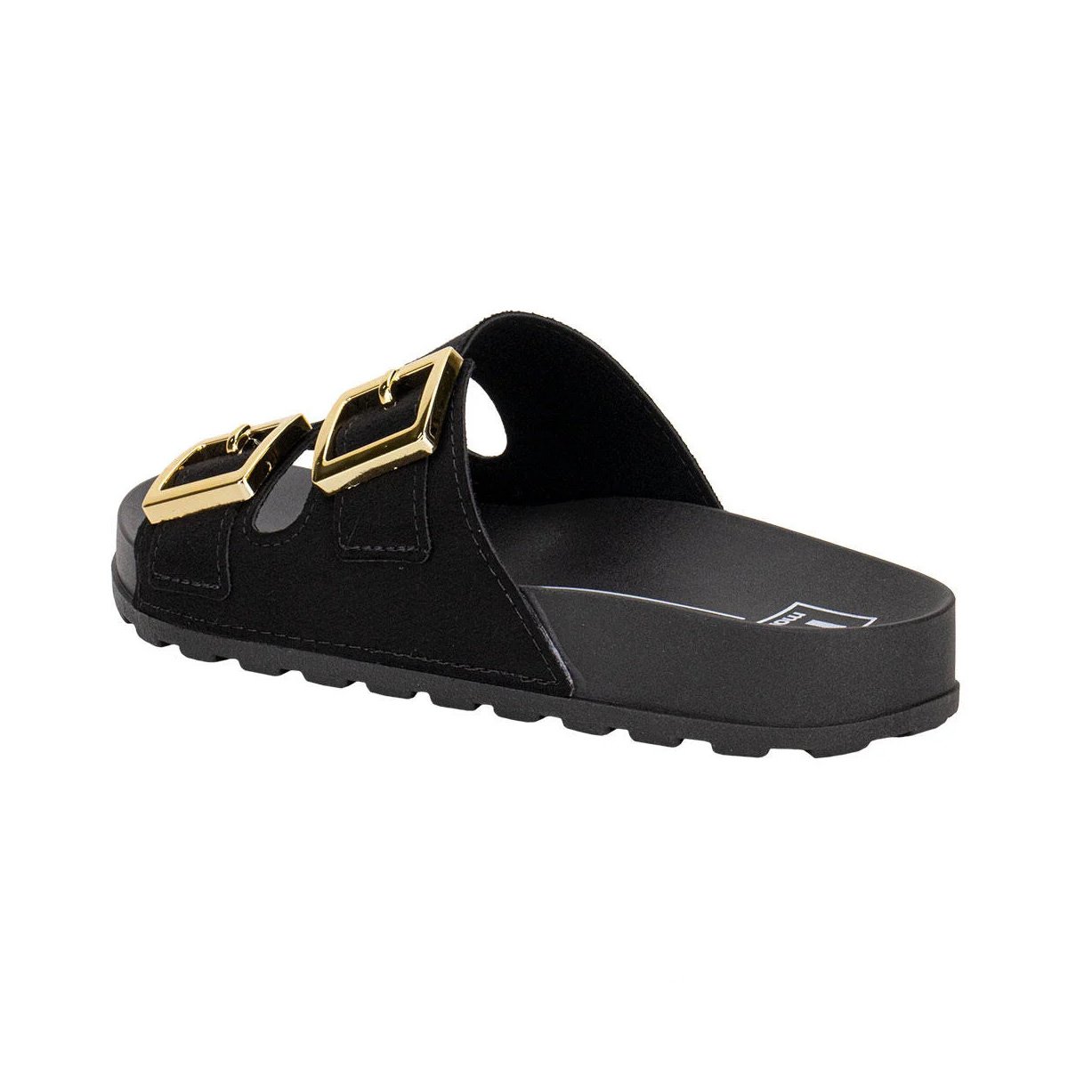 Tamanco Moleca Feminino Camurca Flex Preto Leveza e Maciez Preto 4