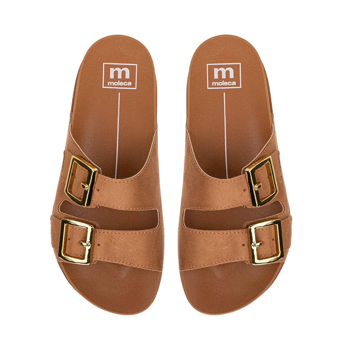 Tamanco Moleca Feminino Flex Estiloso Camel Leve Sofisticado Camel 2