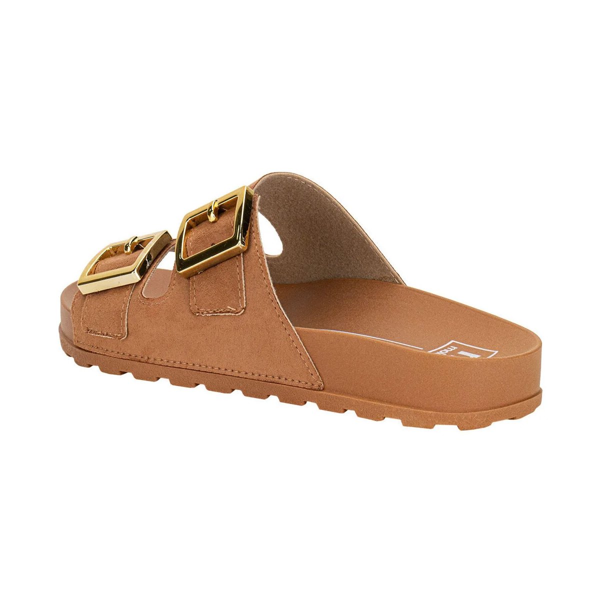 Tamanco Moleca Feminino Flex Estiloso Camel Leve Sofisticado Camel 4