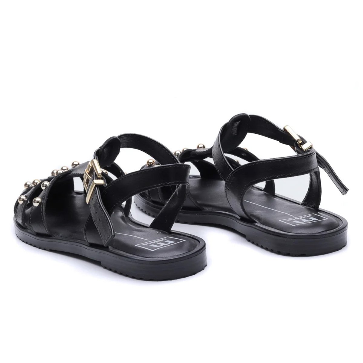 Sandalia Moleca Feminino Napa Turim Preto Fashion 5555202 Preto 3