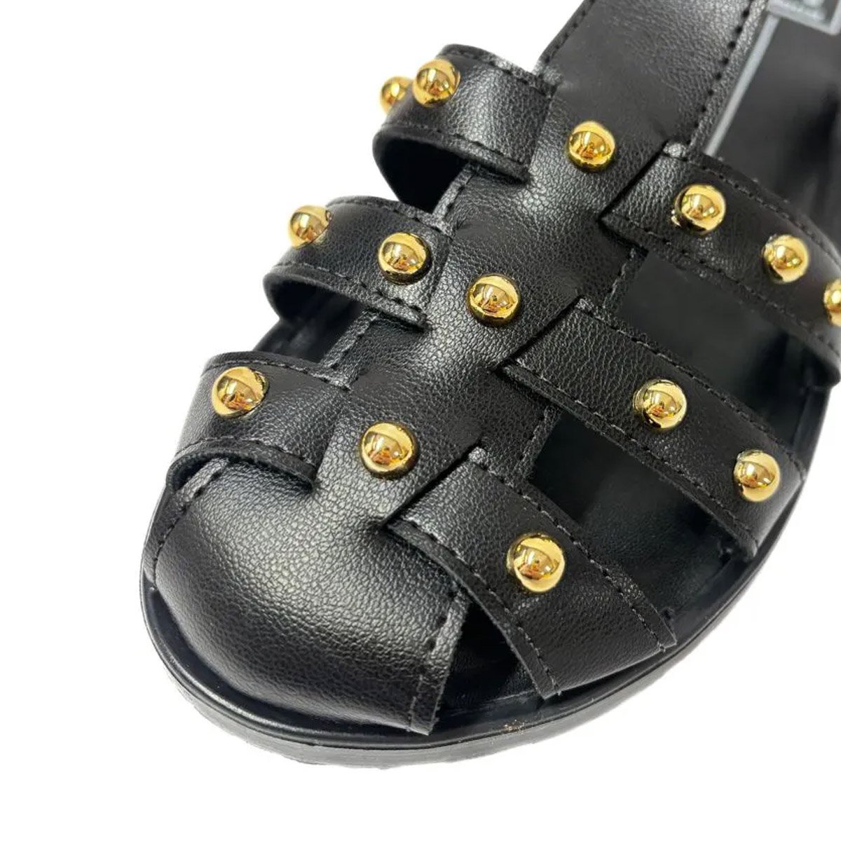 Sandalia Moleca Feminino Napa Turim Preto Fashion 5555202 Preto 5