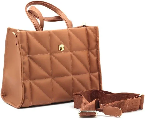 Bolsa Modare Napa Ultra Camel Feminina Sofisticada Camel 2