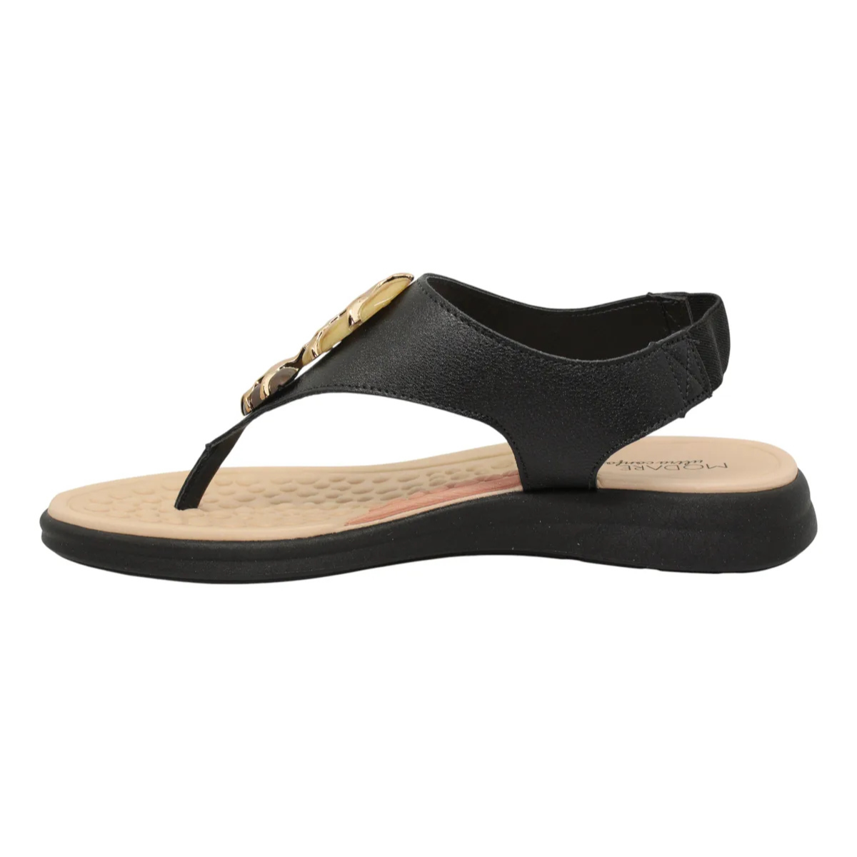 Modare Sandalia Floather Elegancia e Conforto Preto 3