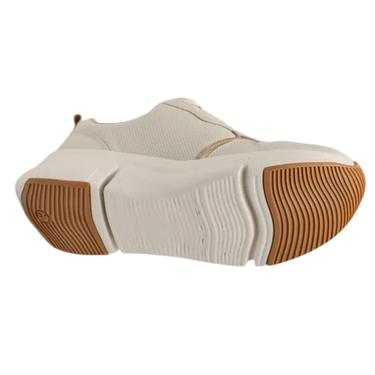 Modare Tenis Feminino Branco Off-Dourado Conforto e Estilo Off White/Dourado 5