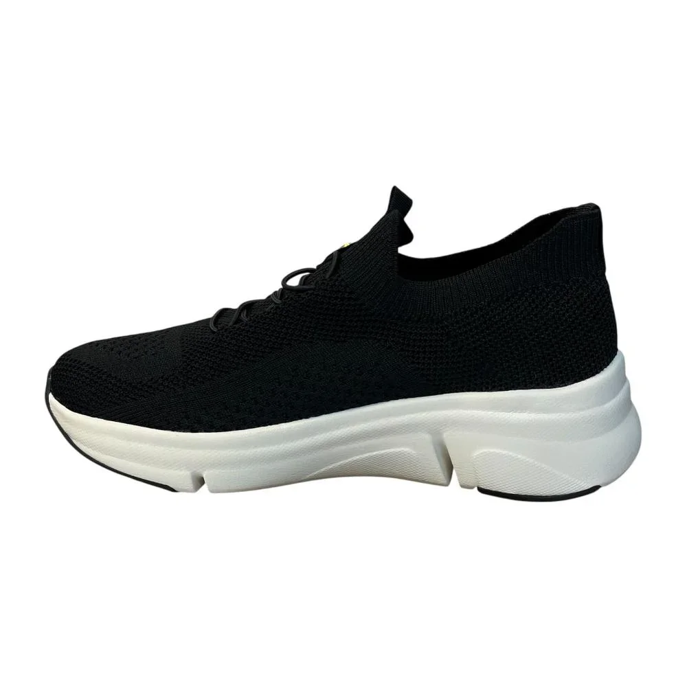 Modare Tenis Knit Preto Conforto e Estilo Preto 2