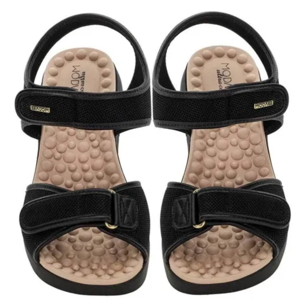 Sandalia Feminina Modare Comfort Nylon Tech Preta 7142118 Preto 6