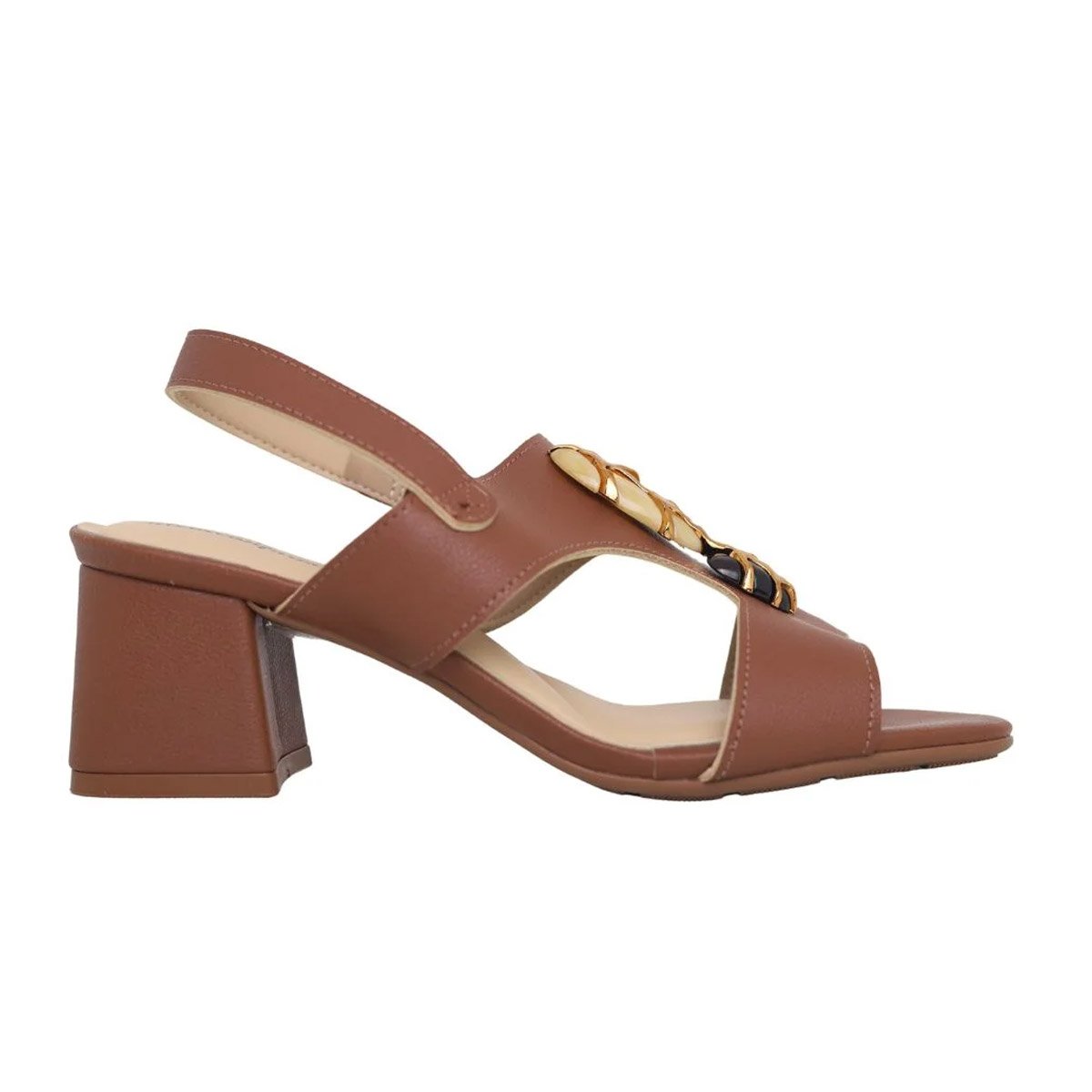 Sandalia Modare Avela Conforto e Estilo Marrom 3