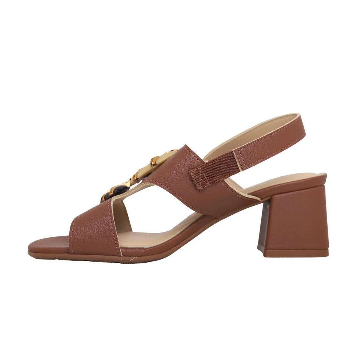 Sandalia Modare Avela Conforto e Estilo Marrom 4