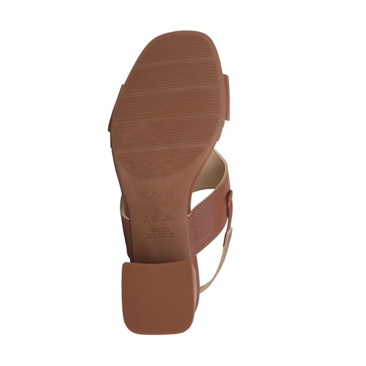 Sandalia Modare Avela Conforto e Estilo Marrom 6
