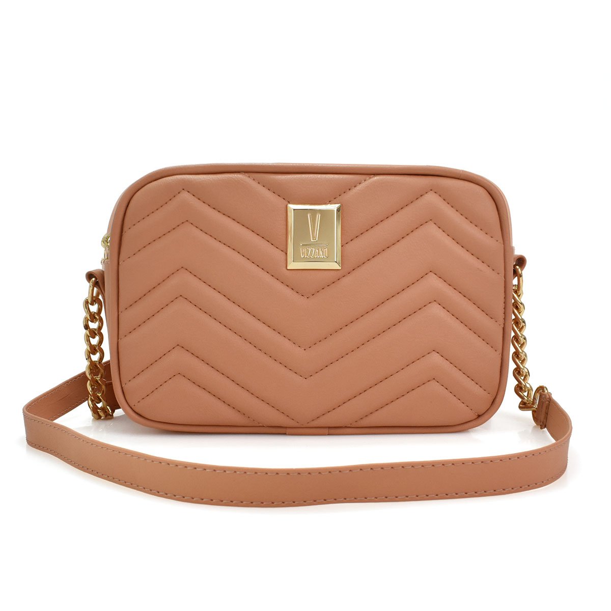 Bolsa Vizzano Napa Soft Nude Elegancia