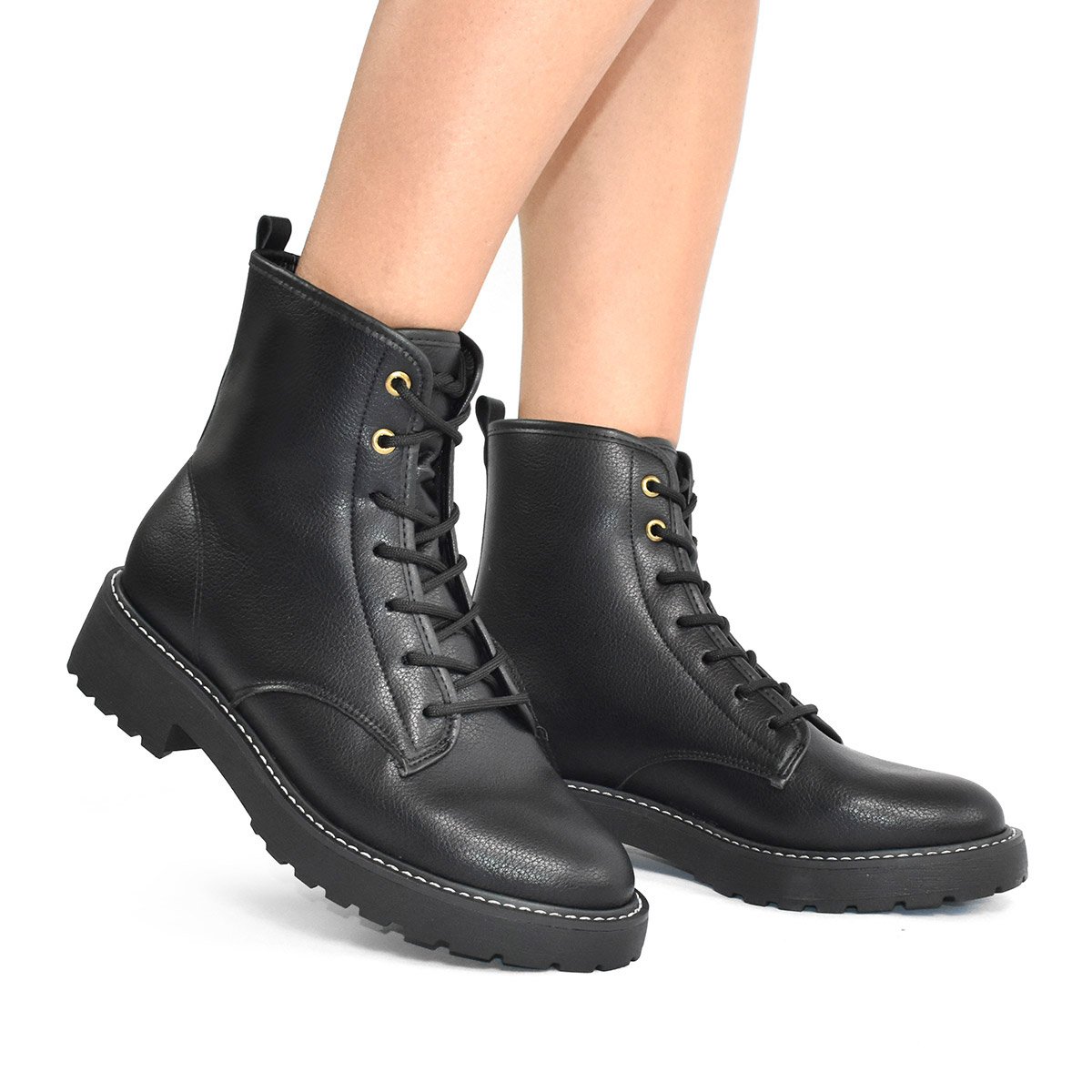 Coturno Vizzano Napa Tratorado Salto Bloco Baixo Feminino Preto 4