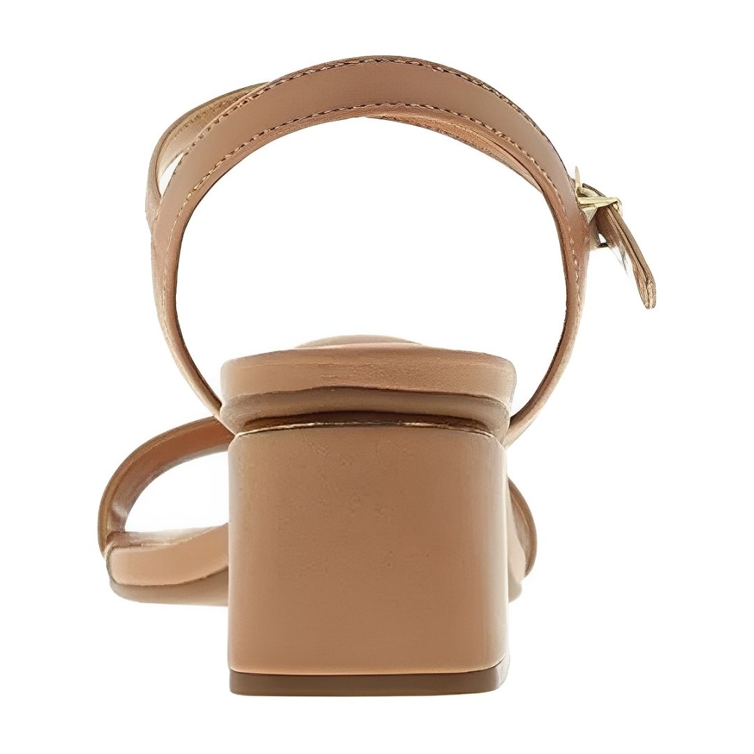 Sandalia Vizzano Bloco Fivela Nude Elegancia Conforto Nude 4