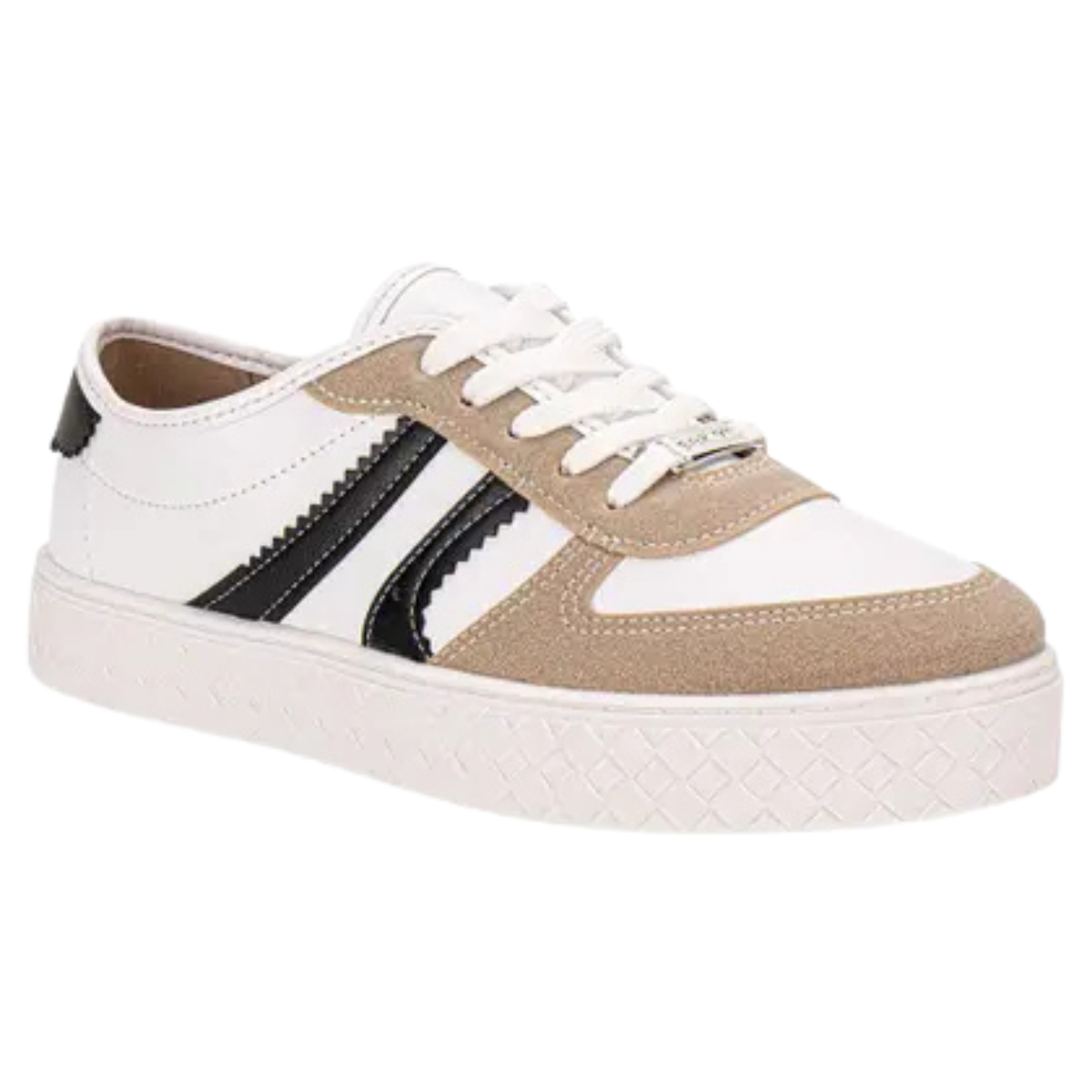 Moleca Tenis Napa Turim Branco Off Preto