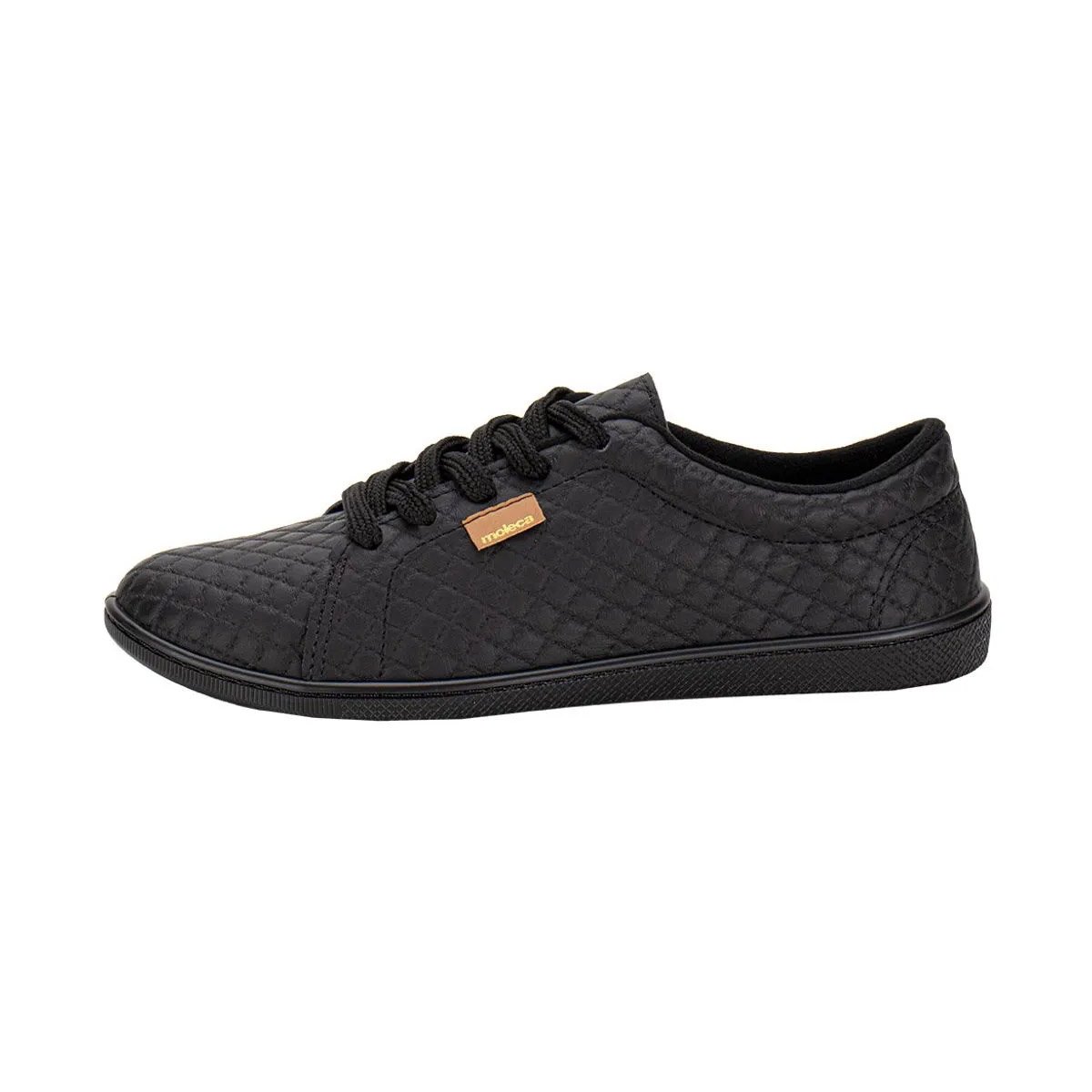 Moleca Tenis Napa Sardenha Preto Conforto e Estilo Preto 2
