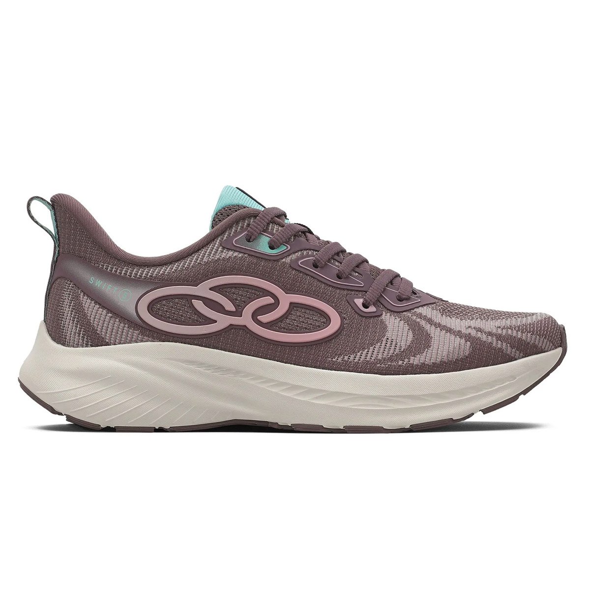 Tenis Olympikus Feminino Swift 5 Esportivo Corrida Ameixa Ameixa 3