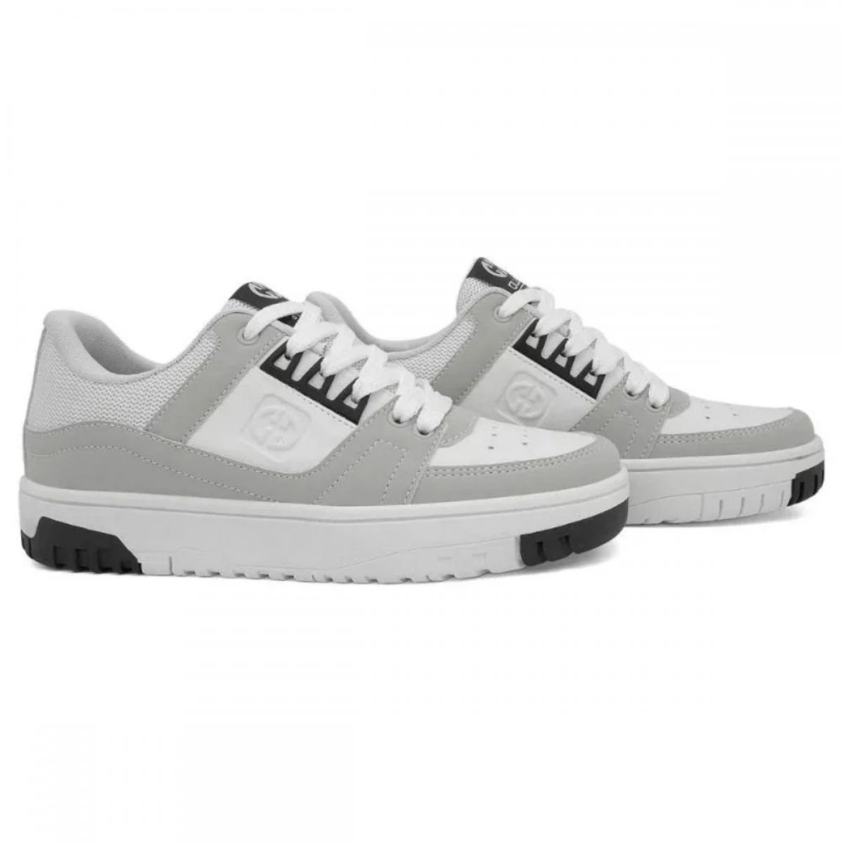 Tenis Masculino Ollie Rocky Design Moderno e Confortavel Gelo/Cinza 2