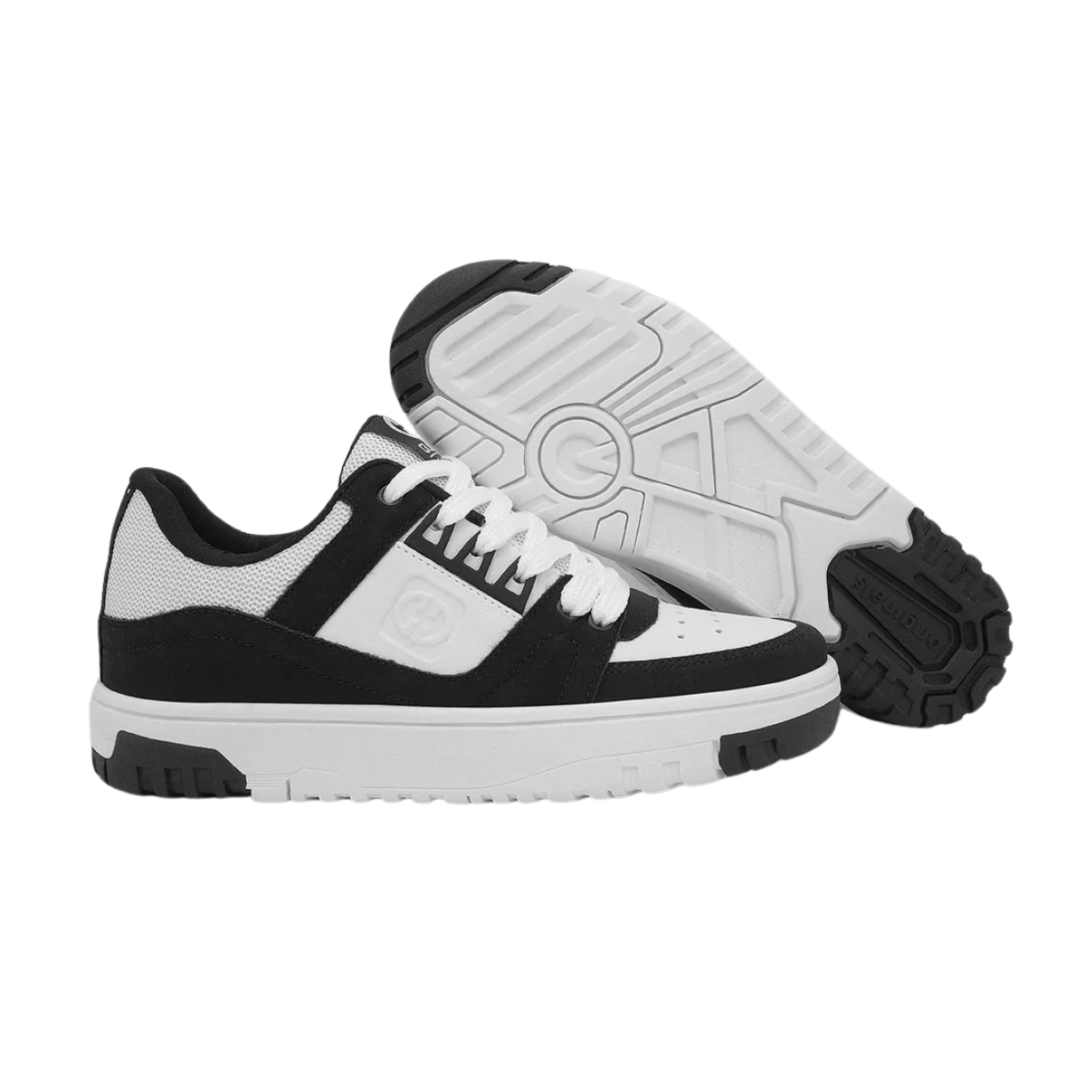 Ollie Rocky Tenis Masculino Preto Conforto e Estilo Preto/Branco 4