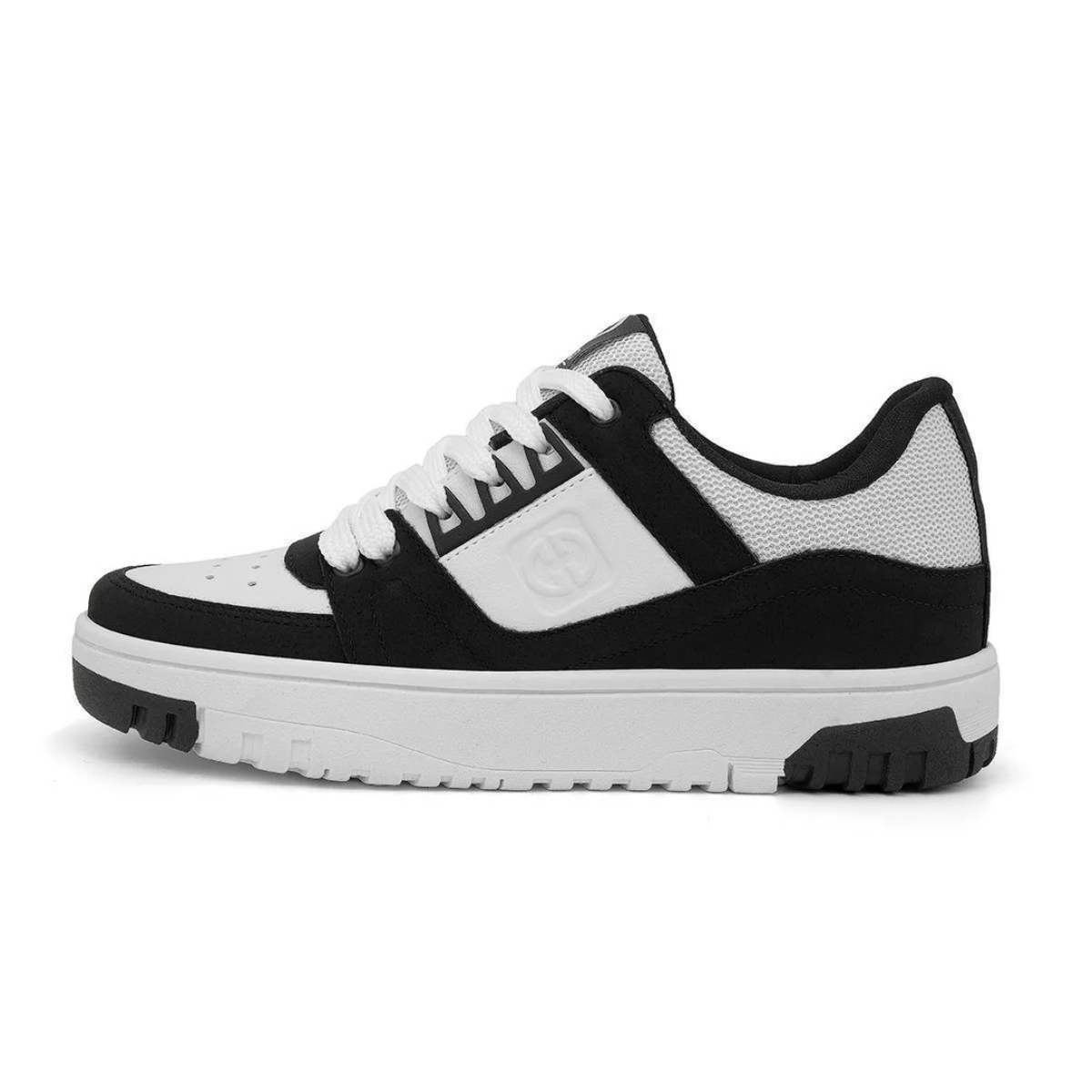 Ollie Rocky Tenis Masculino Preto Conforto e Estilo Preto/Branco 5