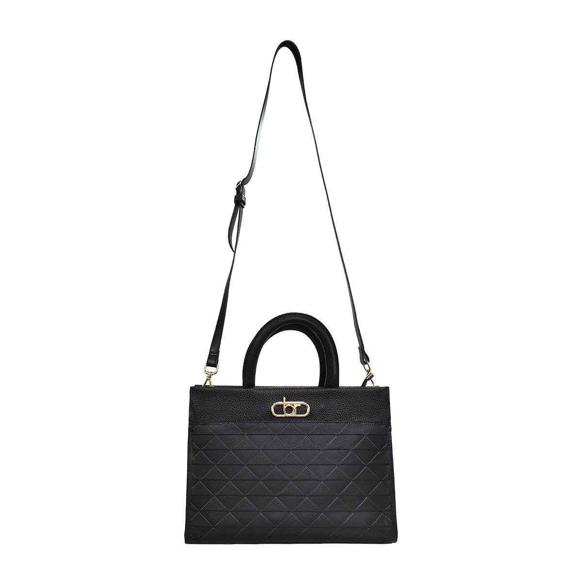 Bolsa Beira Rio Napa Floter Preta Elegancia Moderna Preto 2