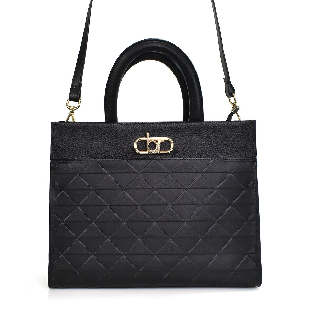 Bolsa Beira Rio Napa Floter Preta Elegancia Moderna Preto 3