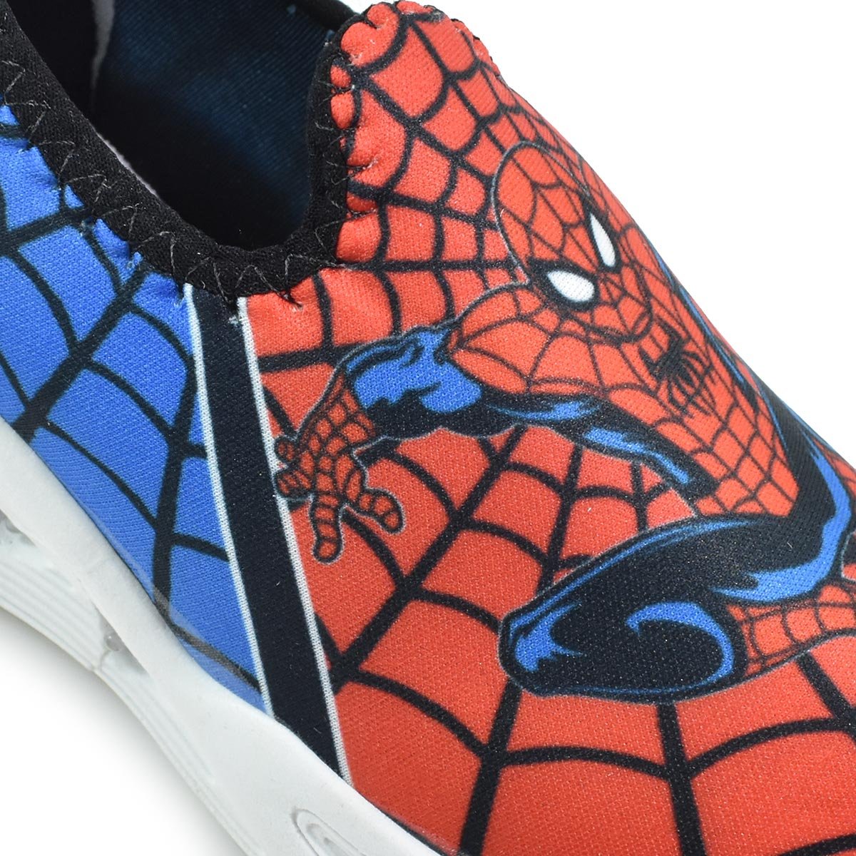 Tenis Infantil Botinho Vermelho com Luz Led Divertido SM523 Vermelho/Azul 3