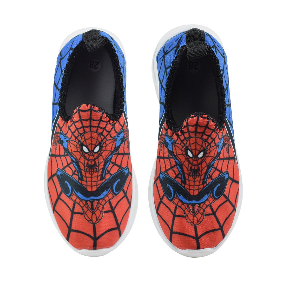 Tenis Infantil Botinho Vermelho com Luz Led Divertido SM523 Vermelho/Azul 4