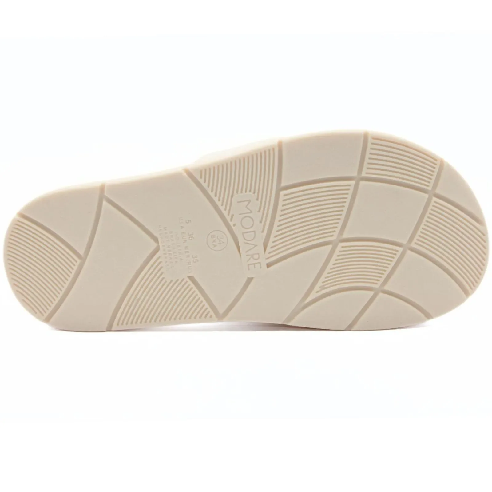 Tamanco Modare Napa Micro Perfuros Branco Elegancia Conforto Off White 5