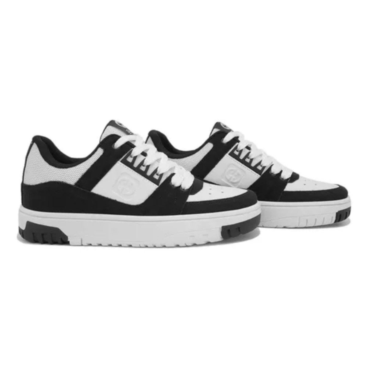 Tenis Infantil Ollie Rocky Preto e Branco Confortavel Branco/Preto 2