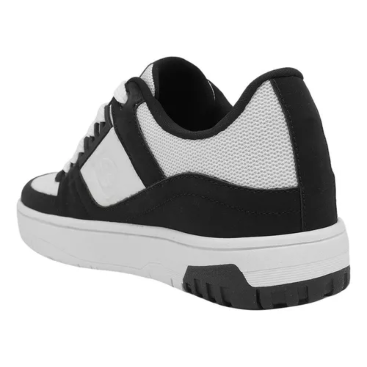 Tenis Infantil Ollie Rocky Preto e Branco Confortavel Branco/Preto 4