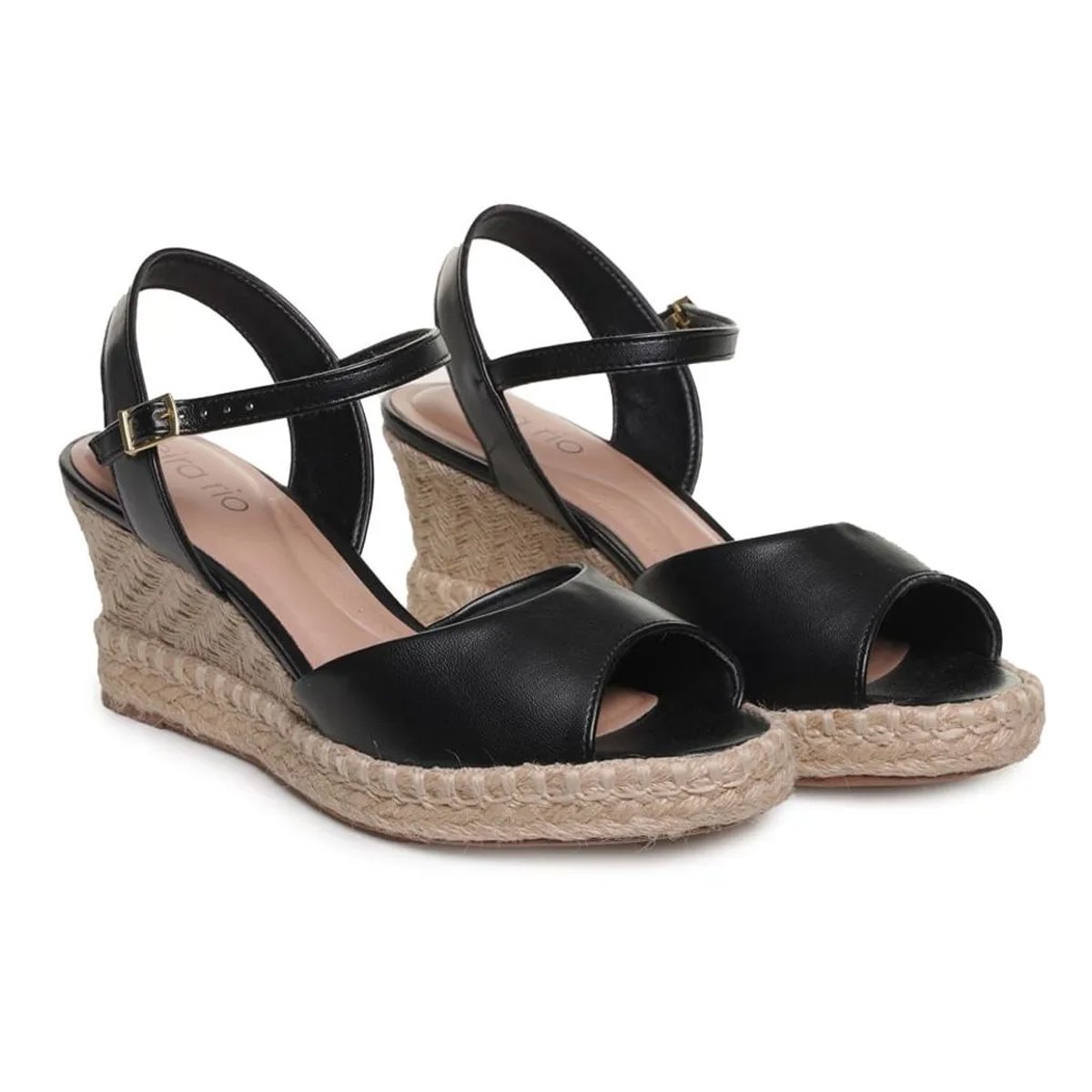 Tamanco Beira Rio Feminino Moderno Versatil Ajustavel  Preto 2