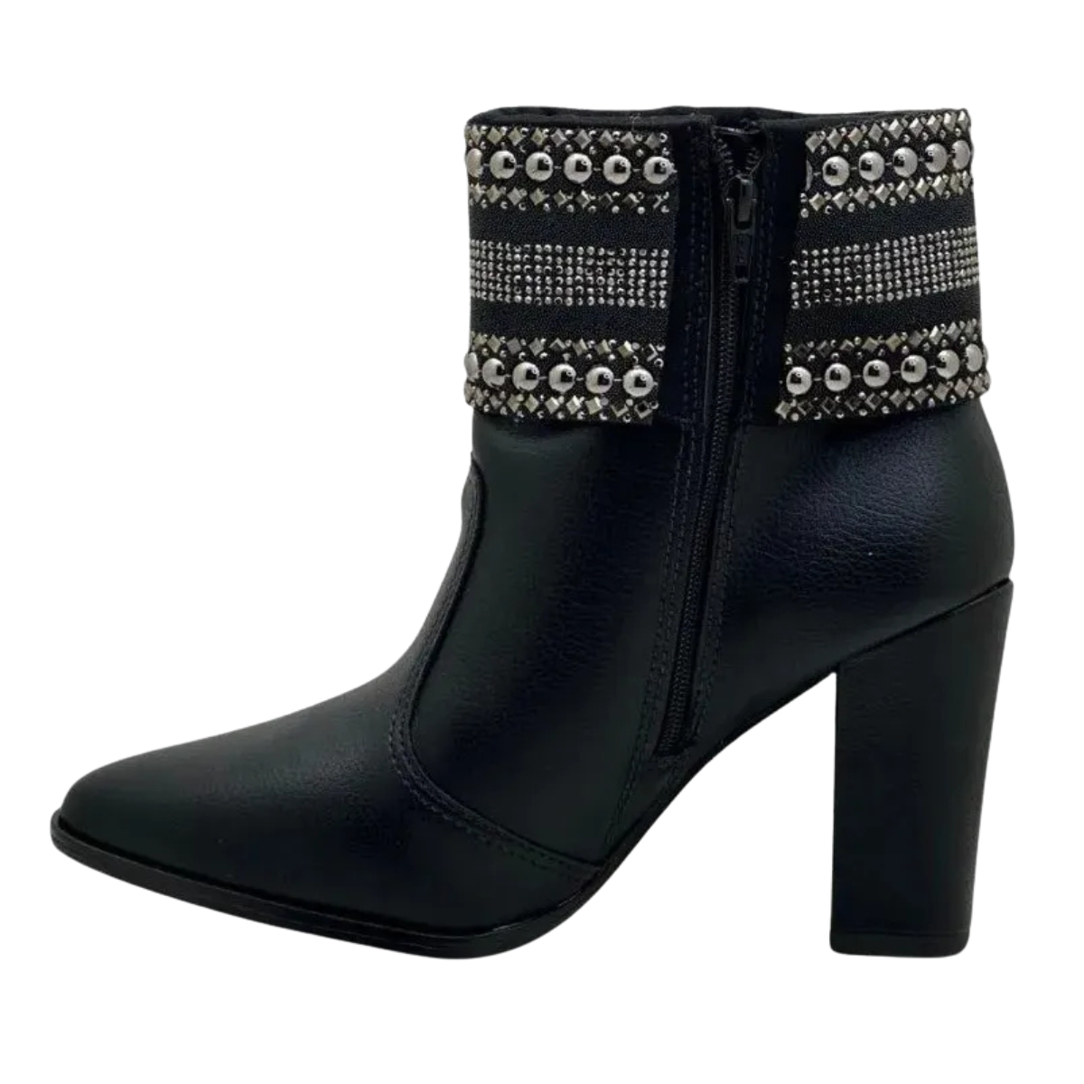 Bota Beira Rio Napa Elegante Preto Preto 4