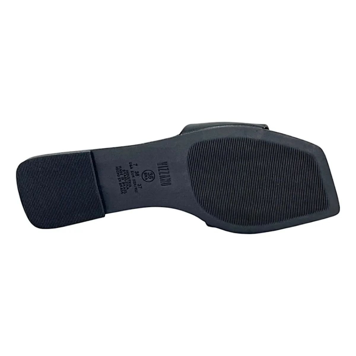 Tamanco Vizzano Preto Slide Flat 6553101 Casual Preto 6