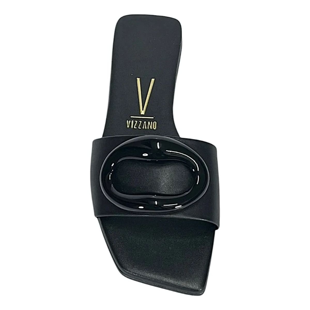 Tamanco Vizzano Preto Slide Flat 6553101 Casual Preto 4