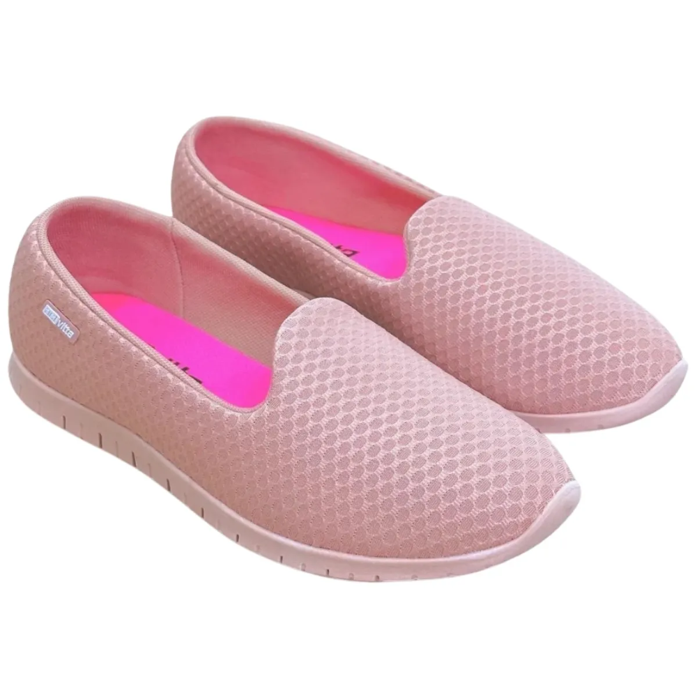 Tenis Activitta Feminino Lycra Calce Facil Rosa Rosa 2