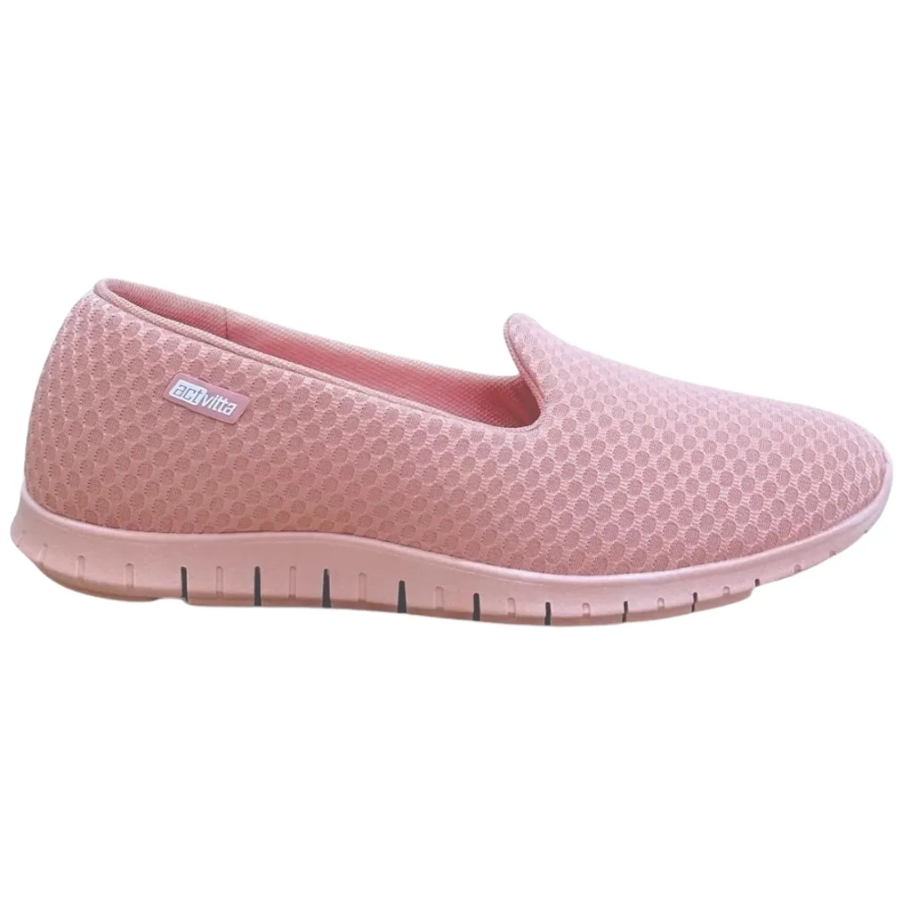 Tenis Activitta Feminino Lycra Calce Facil Rosa Rosa 4