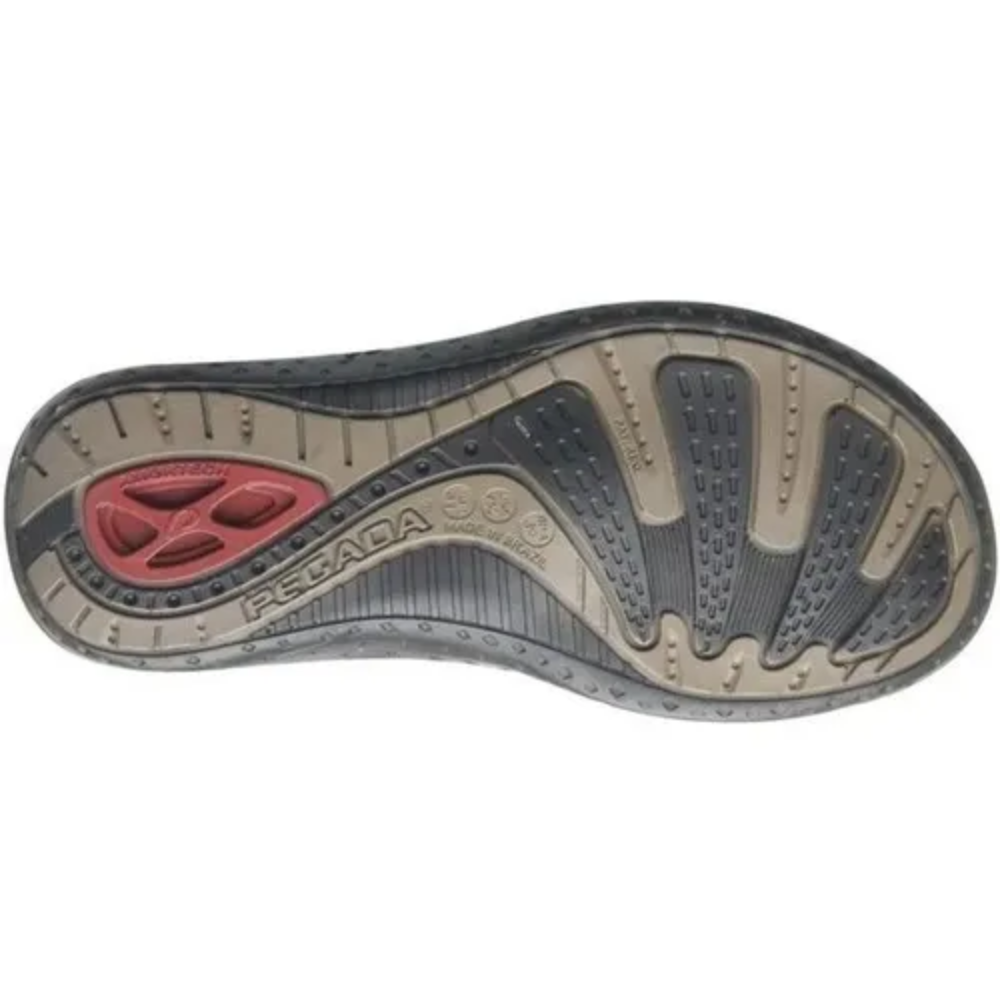 Chinelo Masculino Pegada Couro de Dedo Amortech Cravo 131663 Cravo 6