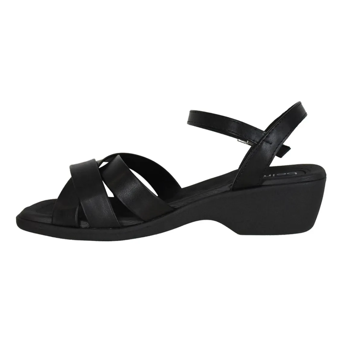 Sandalia Feminina Beira Rio Preto Salto Baixo Confortavel 8527111 Preto 2