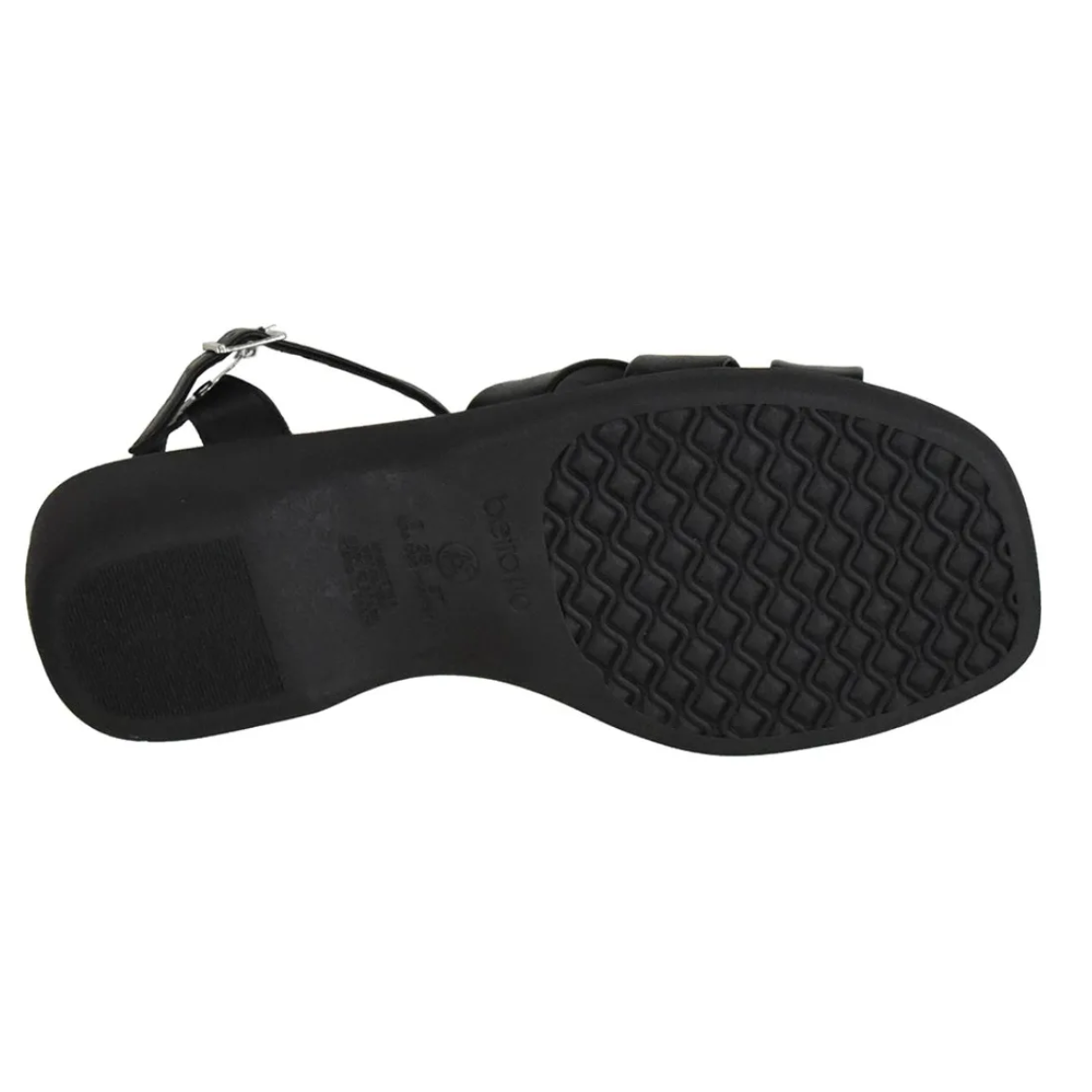 Sandalia Feminina Beira Rio Preto Salto Baixo Confortavel 8527111 Preto 4