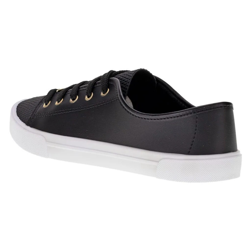 Tenis Moleca Dalia Napa Leve e Confortavel 5296510 Preto 3