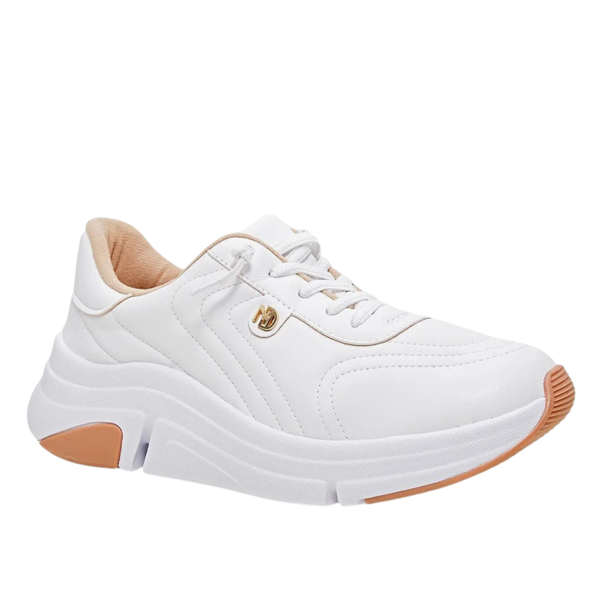 Tenis Modare Branco Feminino Leve Macio Cotidiano 7401104