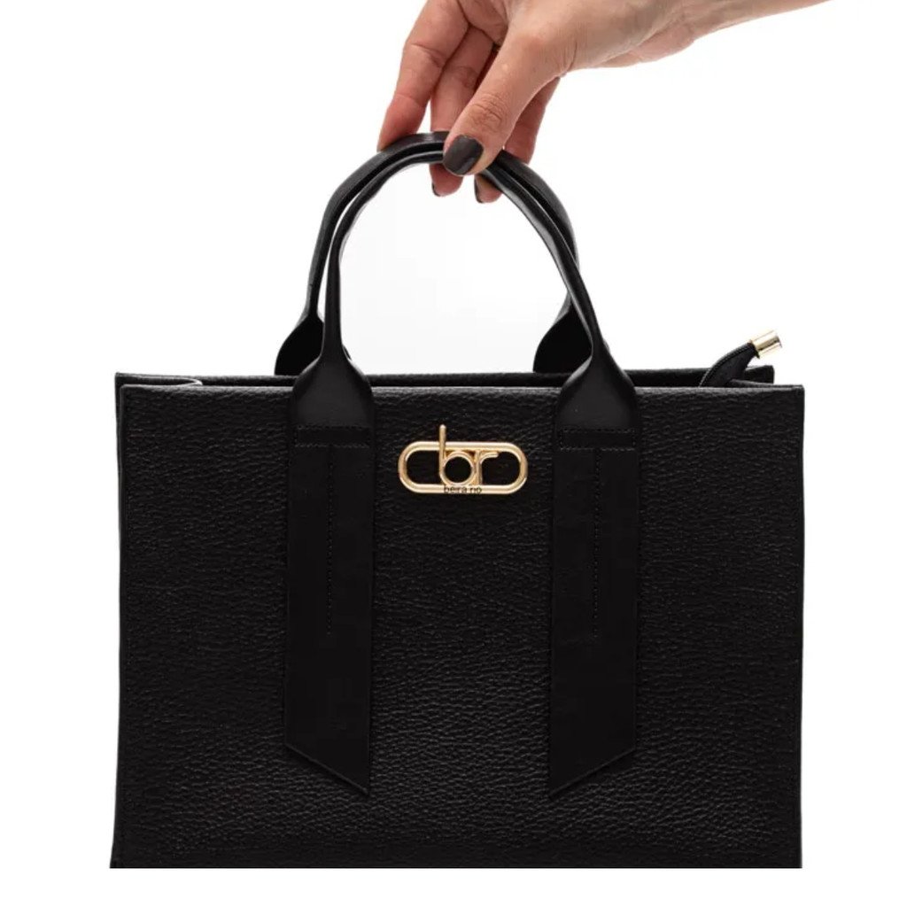 Bolsa Beira Rio Napa Floter Preta Versatil 80028.2.27826 Preto 1