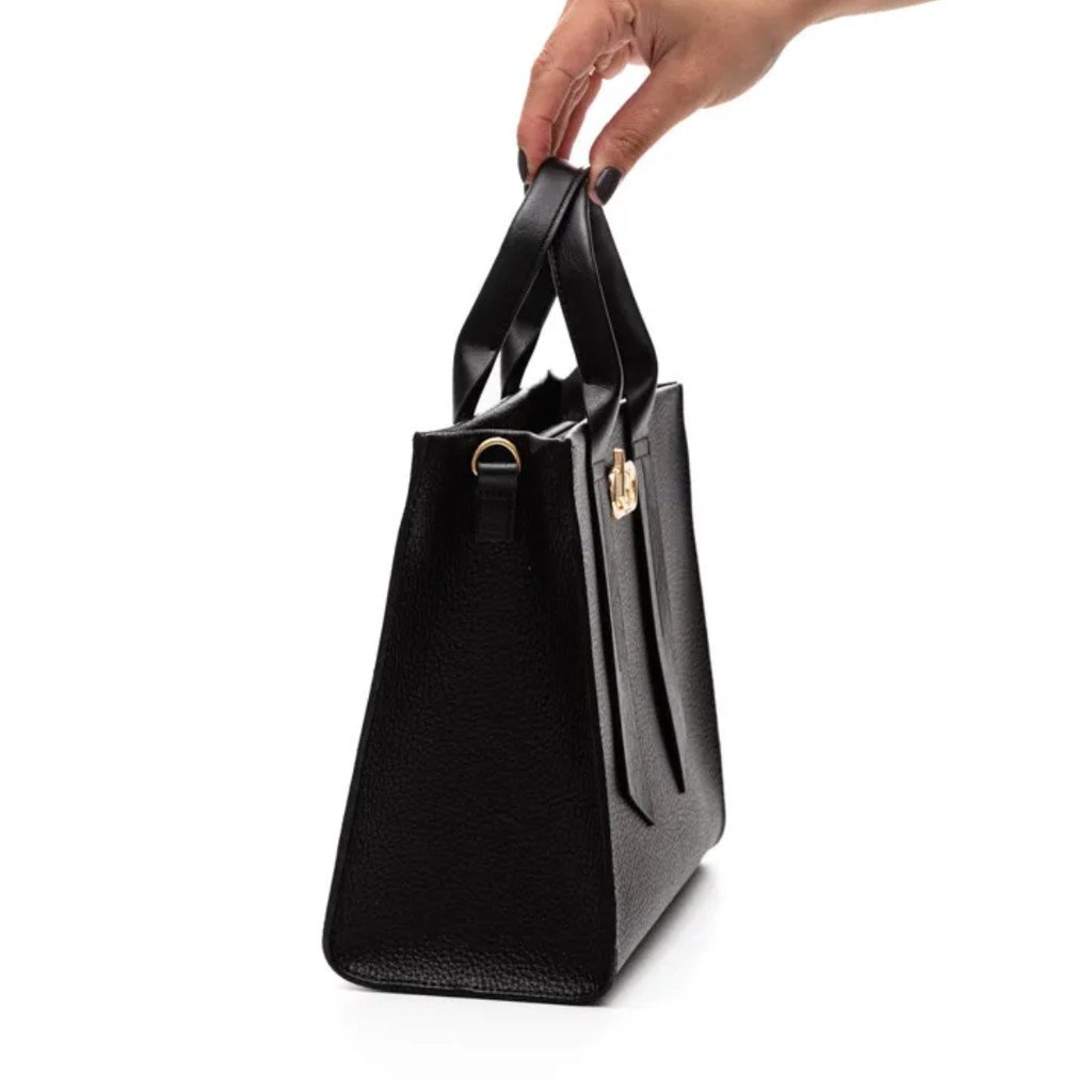 Bolsa Beira Rio Napa Floter Preta Versatil 80028.2.27826 Preto 3