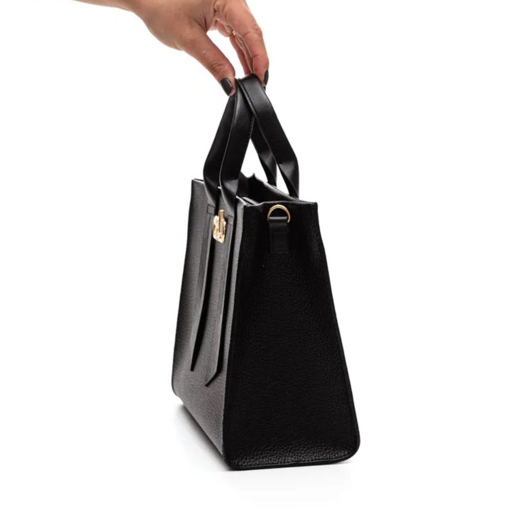 Bolsa Beira Rio Napa Floter Preta Versatil 80028.2.27826 Preto 4