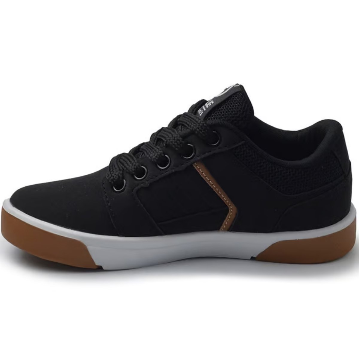 Tenis Infantil Ollie Monster 3 Preto com Design Estiloso Preto 4