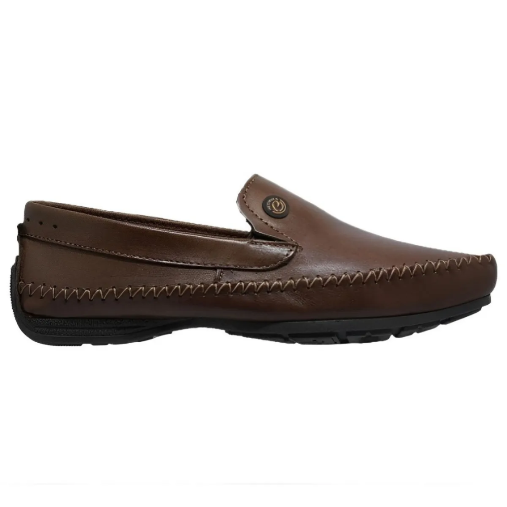 Sapatilha Mocassim Masculino Pegada Conforto Marrom 140771
