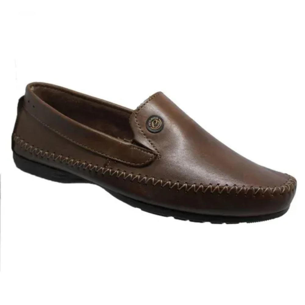 Sapatilha Mocassim Masculino Pegada Conforto Marrom 140771 Pinhão 2