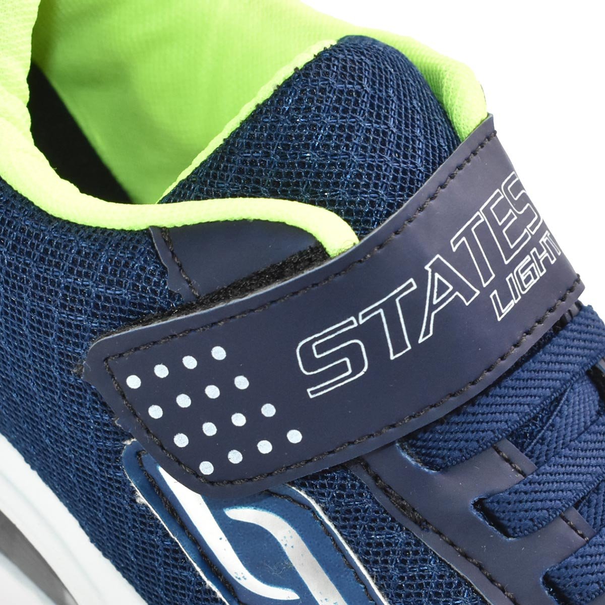 Tenis Botinho States Light Meninos Luz Led Marinho Verde Azul/Verde 5