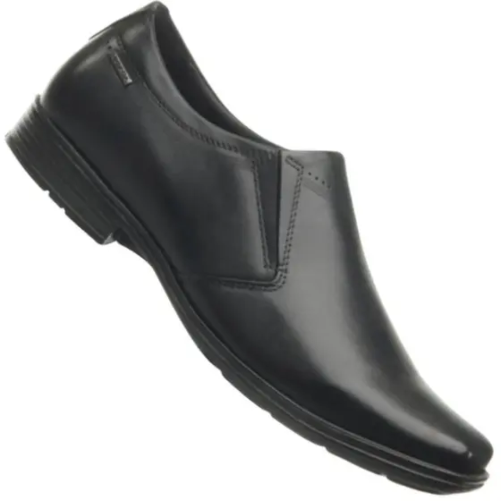 Sapato Masculino Pegada Social Couro Preto Levitech 122318 Preto 2